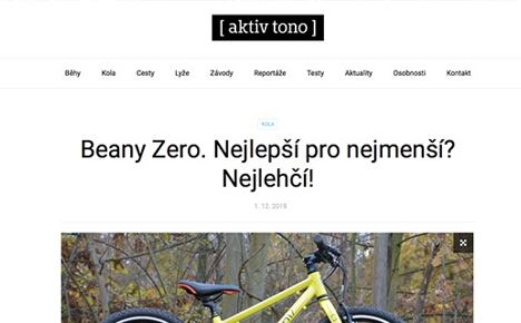 Test Beany Zero 20 na activetono.cz